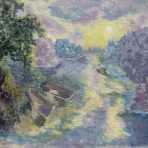 Pictura: Pe rau